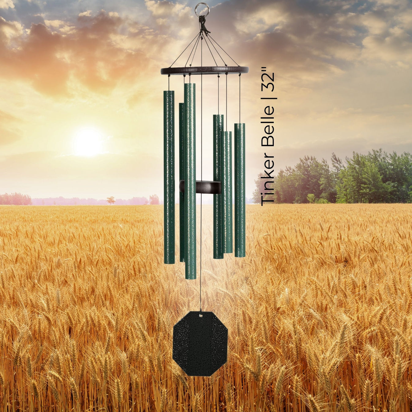 USAMade Premium Wind Chimes Rustic Rhythms Series Windchimes