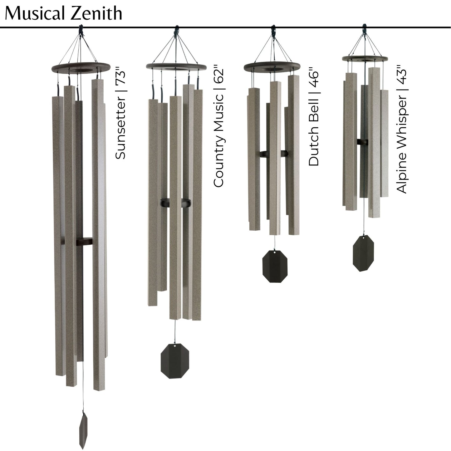 Musical Zenith Series Wind Chimes