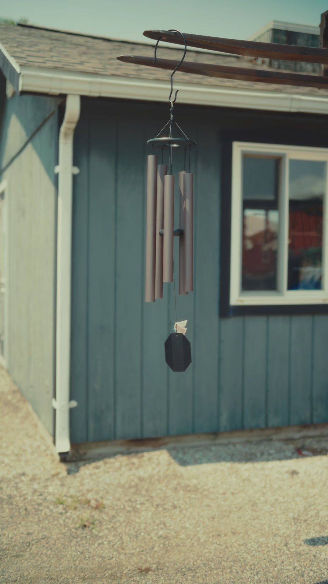 Video preview of the Ultimate Series wind chimes, showcasing the deep-tone resonance and premium Amish-made construction of these musically-tuned, handcrafted chimes.